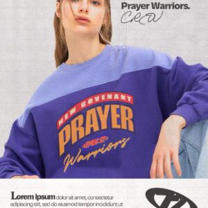 New Covenant Prayer Warrior - crew sweatshirt